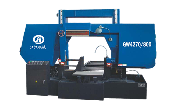 木鱼镇GW4270/800双柱龙门卧式带锯床